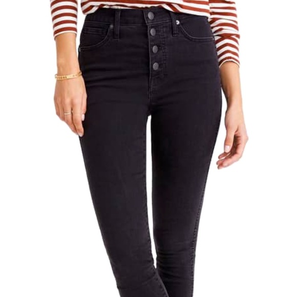 NWT Madewell Button Up High Waist Skinny Jeans SFH - Picture 3 of 13